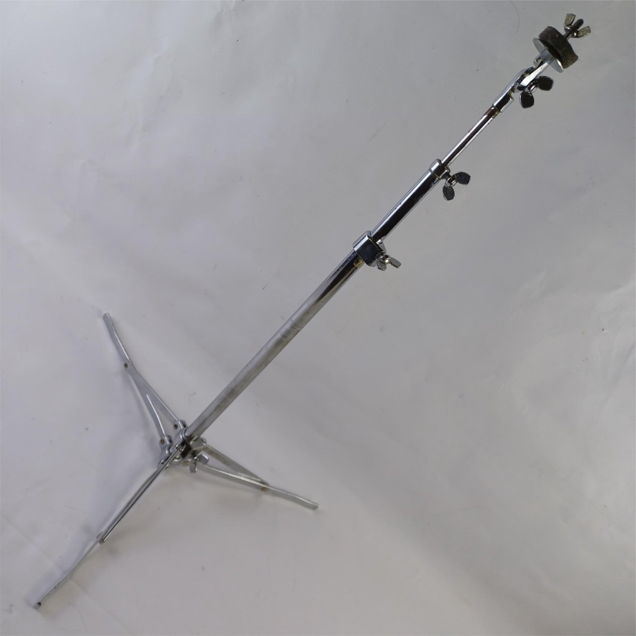 Ludwig#1400 Flat-Base Cymbal Stand Chrome Flush Classic Crash/Ride Vintage60s US — main photograph