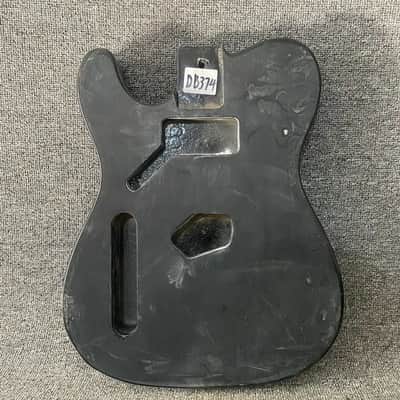Lefty Matte Black Basswood Guitar Tele Style Body image 1