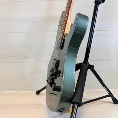 Yamaha RGX420S-D6 Drop 6 Baritone Electric Guitar Metallic Green Made in Taiwan 2003 image 7