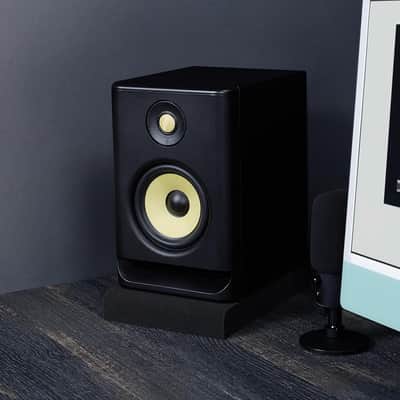 Studio Monitor Isolation Pads For 5 Inch Monitors, Pair Of Two High Density Acoustic Foam Which Fits Most Speaker Stands | Smpad 5 image 5