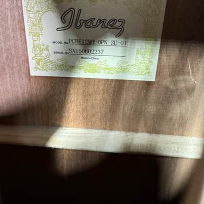 Ibanez Acoustic-Electric Bass PCBE12MH-OPN 3U-01 (Used) image 3