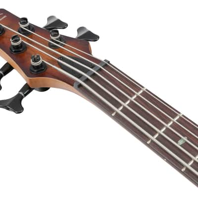 Ibanez SR Standard 5 String Electric Bass - Mahogany Brown Burst Low Gloss (SR505AMHL) image 4