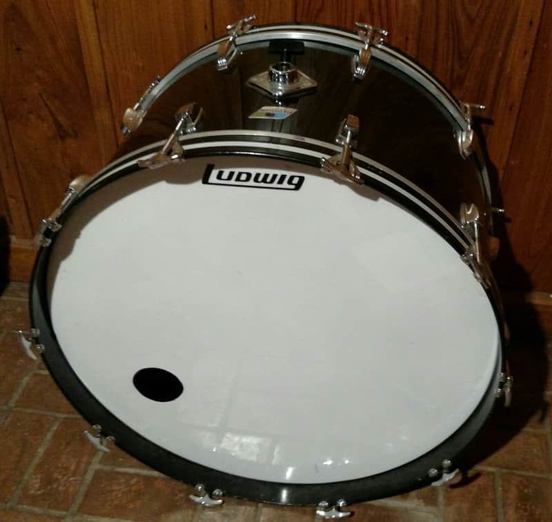 1970s Ludwig Vistalite 14x26" Bass Drum with Single-Color Finish image 1