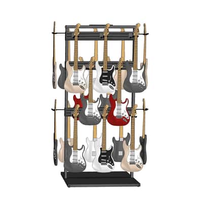 D'Luca Free Standing Modular Guitar Display Triple Tier image 1