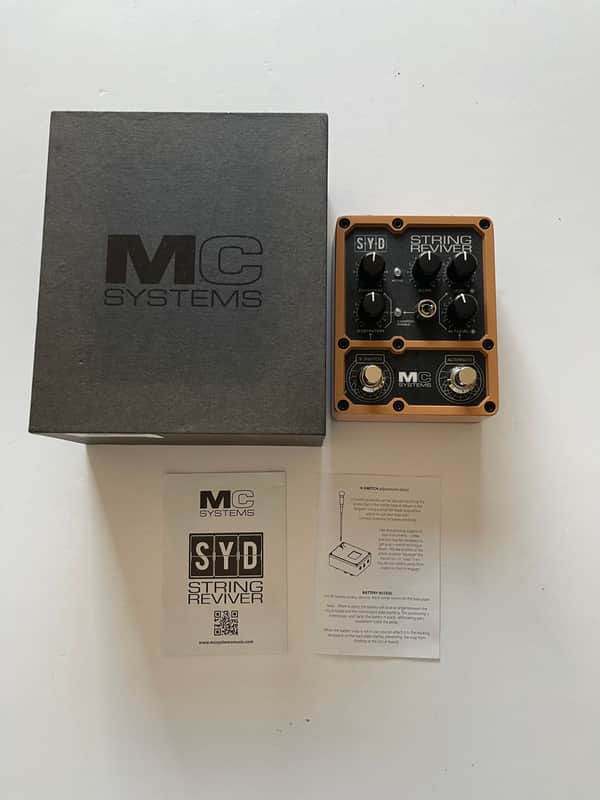 MC Systems SYD String Reviver Enhancer Equalizer EQ Guitar Effect Pedal + Box image 1