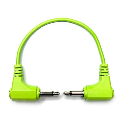 Tendrils Cables Stakkas Right Angled Eurorack Patch Cable (60cm - Lime) image 1