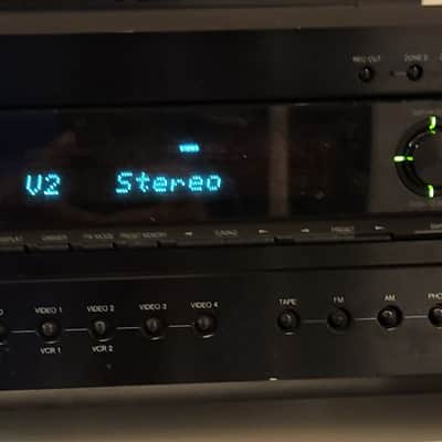 Onkyo Onkyo TX-DS696 A/V Receiver with Dolby Digital, DTS, and Pro Logic II 90s  - Black metal image 1
