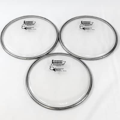 Ludwig 8" Clear Drum Heads, Set of 3 (New Old New Stock) image 2
