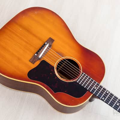 1961 Gibson J-45 ADJ Vintage Dreadnought Acoustic Guitar Cherry Sunburst w/ Case image 10