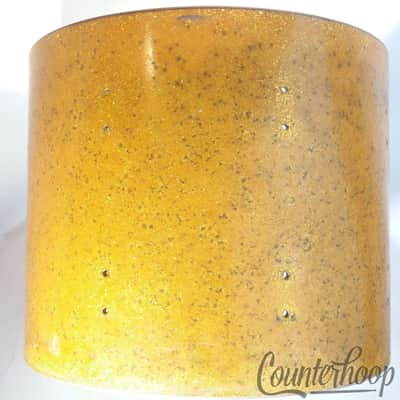 *Leedy & Ludwig 15x12" Snare Drum Shell Gold Sparkle Vintage 40s 3-Ply Marching* image 7