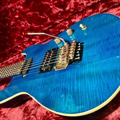 FERNANDES APG-80 Blue Burst Made in Japan 1990s Electric Guitar Used image 2