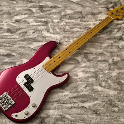 Fender PB-57 / American Special Precision Parts Bass - Candy Apple Red - Partscaster - MIJ / MIA - 4-String Bass image 2