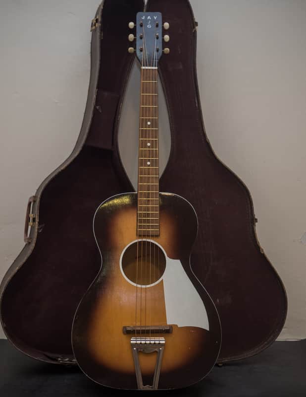 Jackson-Guldan Jay G Acoustic Parlor Guitar 1960's image 1