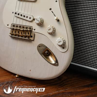 Fender Custom Shop Limited Edition 1956 Stratocaster in White Blonde with a AA Flamed Maple Neck - 2011 image 9