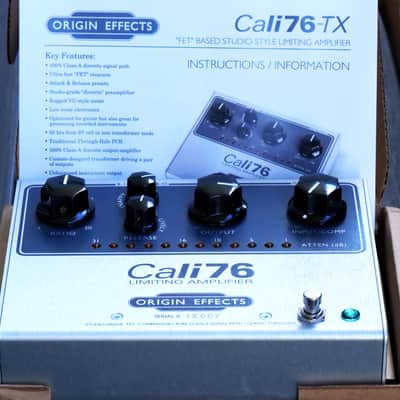 Origin Effects Cali76-TX Number Serial Number 007 with Transformer As new in Box image 2