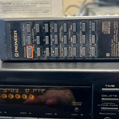 Pioneer PD-M552 Multi Play 6-Disc CD Player w/ Magazine, Remote, Instructions; For Parts image 5
