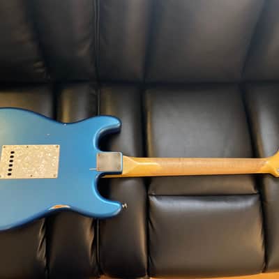 Nash Wayfarer Semi-Hollow Triple Humbucker Electric Guitar - Lake Blue Placid, Light Aged Relic + Hardshell Case | Free Shipping! image 12