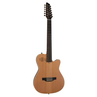 Godin A12 (025343) 12-String Acoustic-Electric Guitar - Natural Semi-Gloss image 2