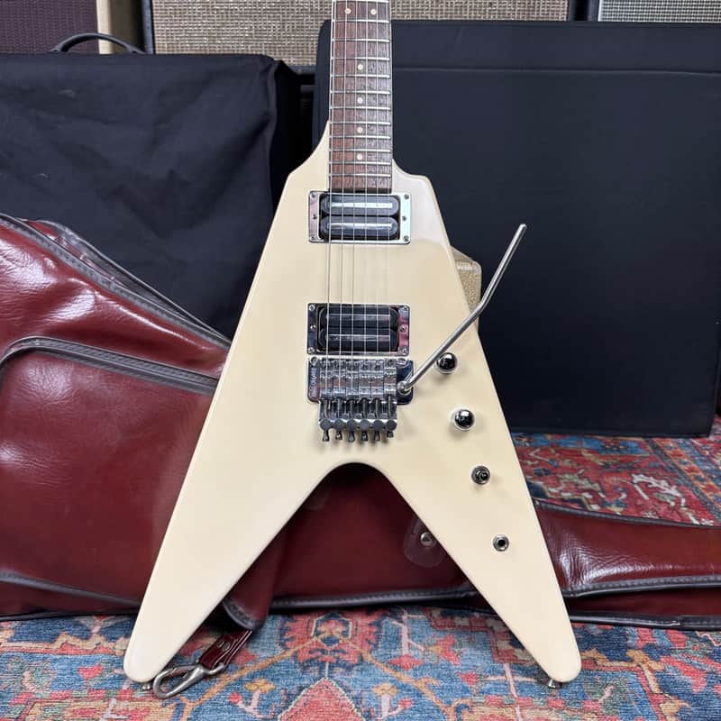 Fernandes Flying V Model BSV-70 Short Scale Heavy Metal Version - 1985 image 1