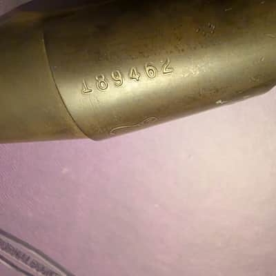 Brilhart Personaline, Alto Saxophone Mouthpiece, refaced 1950 - Hard Rubber image 4