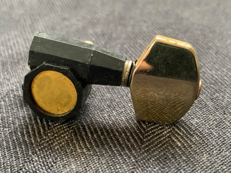 Schaller ? Bass Side Tuner Black & Gold image 1