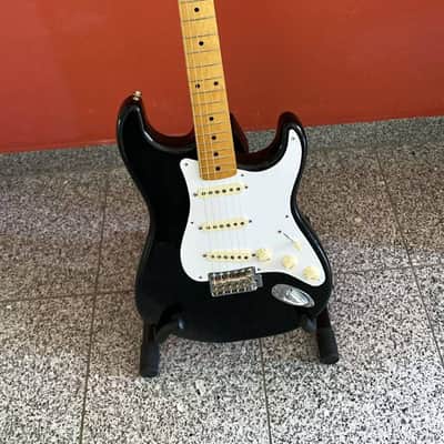 Fender Standard Stratocaster MIM Black Maple Neck Strat Electric Guitar – Excellent Condition + Free Gig Bag image 1