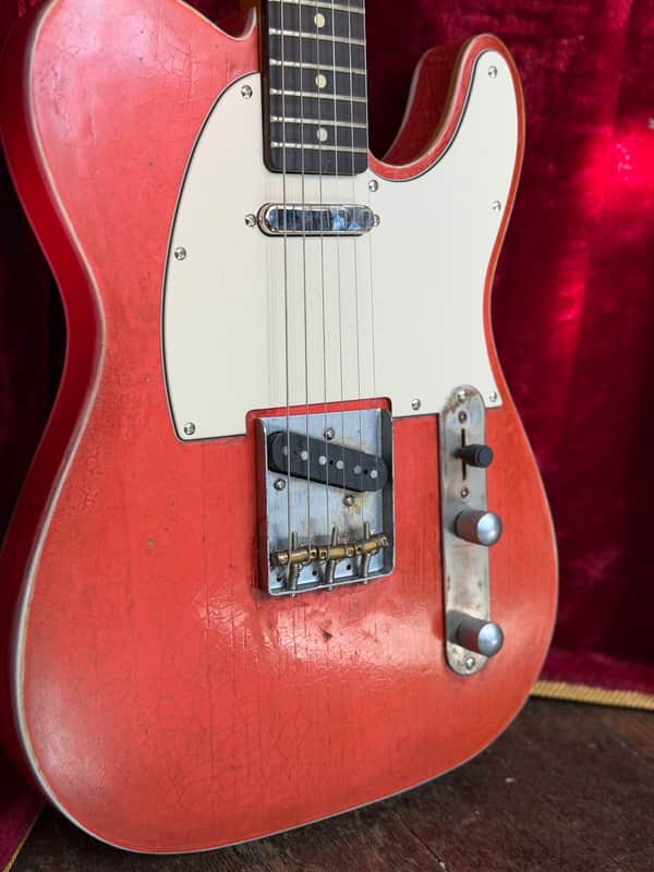 Telecaster Custom Relic style Guitar 2026 - Chili Red image 1