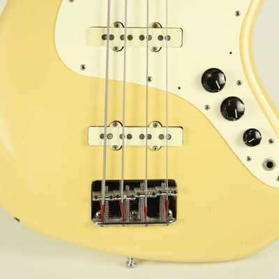1984 Vintage Fender JAZZ BASS Alder Olympic White Dan Smith Era E3 Series +OHSC USA 1980s image 5