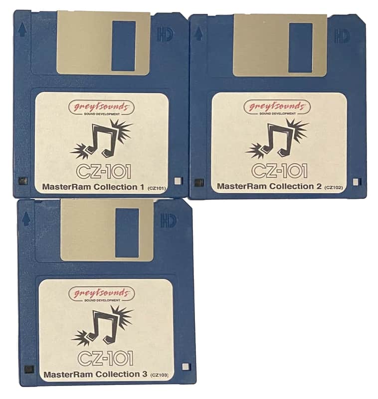 Casio CZ-101/1000/3000/5000/CZ-1 Synth Patches • 3 Bank Set - Digital Download image 1