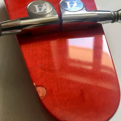 Alembic Essence 4-String 1991 Flame Maple / Trans Red image 23
