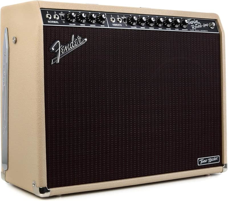 Fender Tone Master Twin Reverb 2x12" 200-watt Combo Amp - Blonde image 1