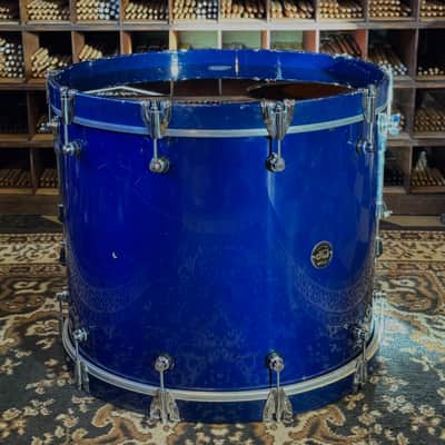 USED 1996 DW Pre-Collectors Birch Drum Set in Dark Blue Lacquer w/ Mini Turret Lugs - 18x22, 8x10, 9x12, 10x14, 12x16 image 17