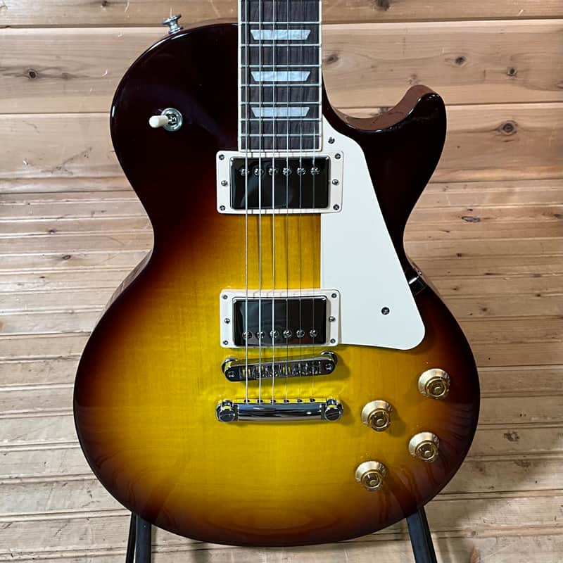 Gibson Les Paul Studio Figured Electric Guitar - Iced Tea image 1