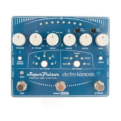 Electro-Harmonix Super Pulsar Stereo Tap Tremolo image 1