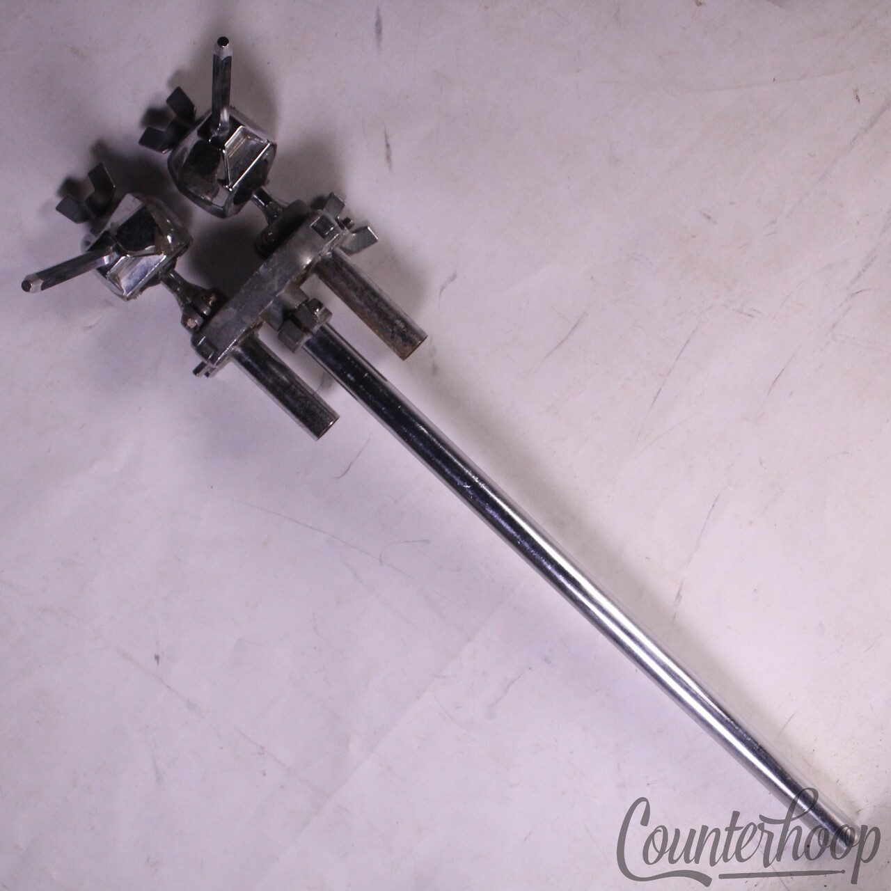 Yamaha Double Pre-YESS Tom Drum Mount Hex Arms Power V Japan 90s England Premier — main photograph
