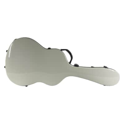 TKL Voyager D 14F Guitar Case - Gloss Pearl Glacier White image 3