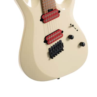 Cort MUTILITYII-MBG X Series Mutility II Double Cutaway Electric Guitar. Military Beige image 5
