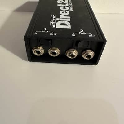 Whirlwind DIRECT2 2-Channel Direct Box with Ground Lift 2010s - Black image 3