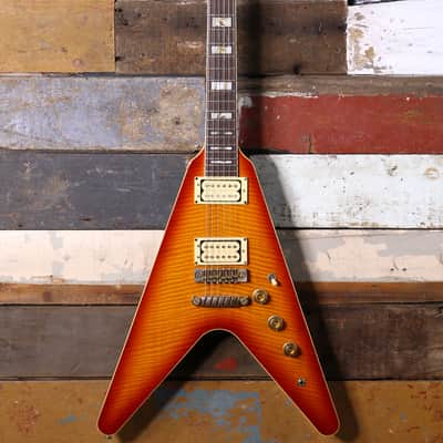 1982 Ibanez Rocket Roll II Flying V Sunburst | Reverb