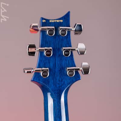 PRS S2 Custom 24 Electric Guitar Faded Gray Black Blue Burst image 10