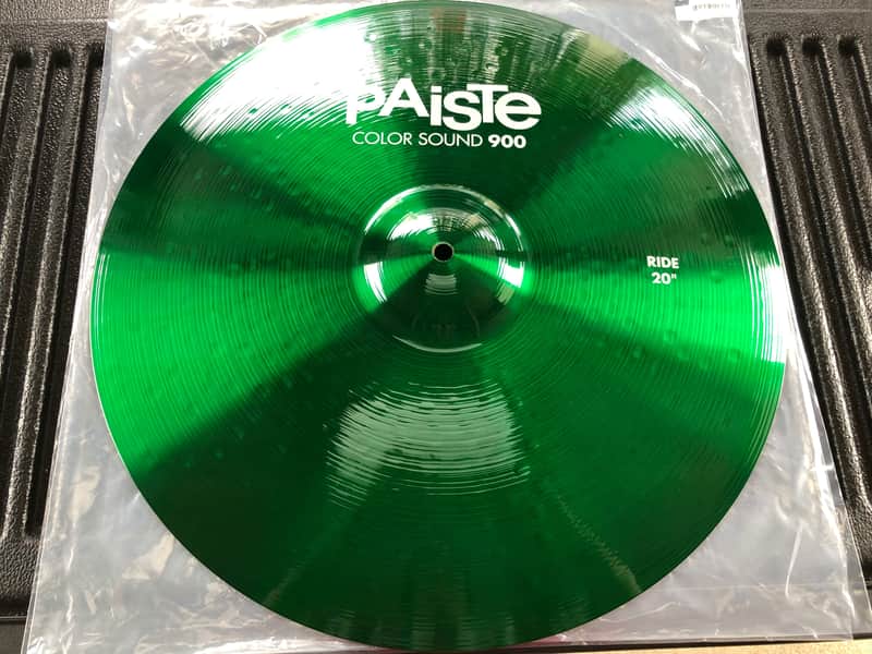 Paiste 20" Colorsound 900 Ride Custom Green image 1