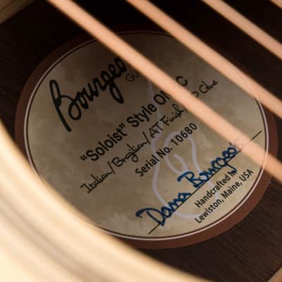 2025 - Bourgeois OMS-12C Soloist - Italian Spruce & Brazilian Rosewood image 20