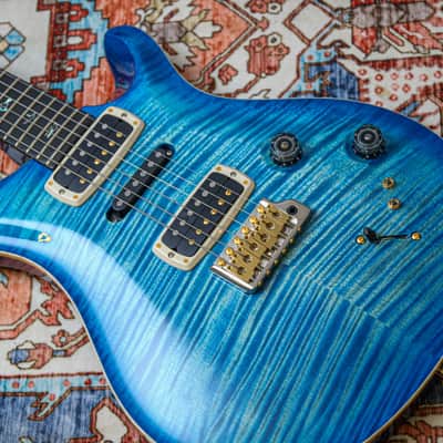 PRS USA Paul Reed Smith Modern Eagle V Wood Library "Faded Blue Burst + Ebony" (2025) image 6