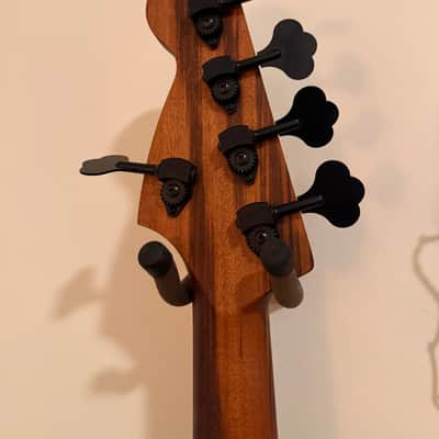 Warmoth Deluxe 5 J Bass Fretless 2025 Gloss Indian Rosewood image 12