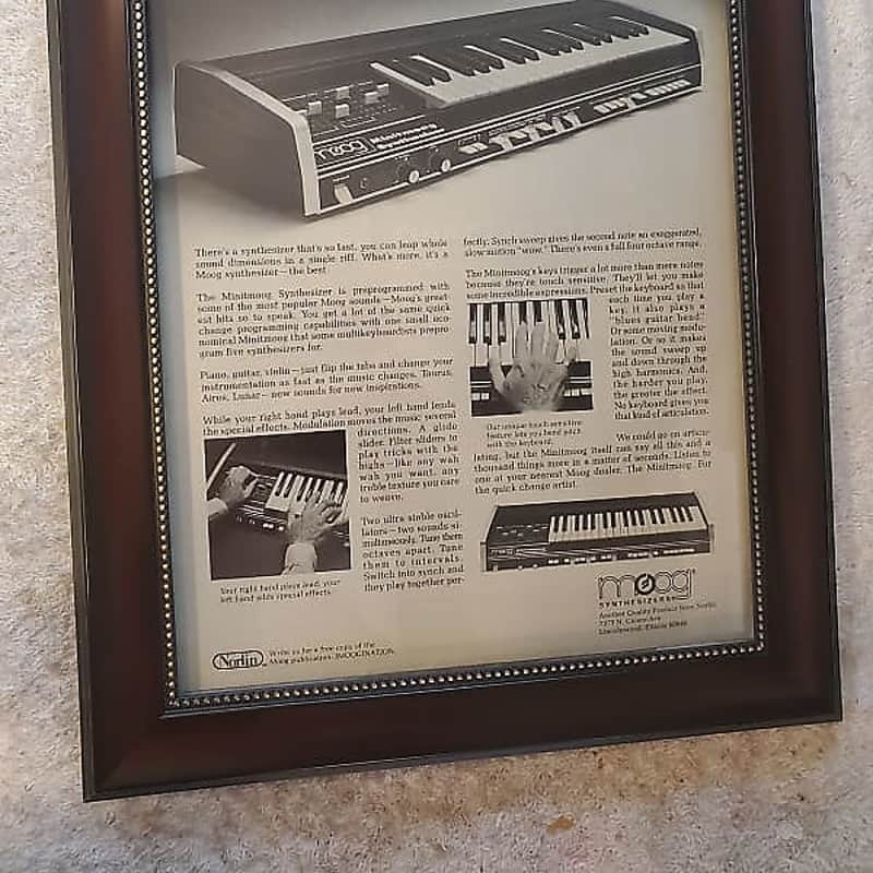1976 Moog Minitmoog B & W