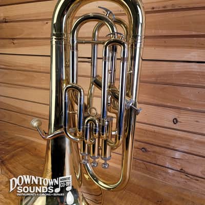 D. C. Pro Series II Bb Euphonium with Foam Hard Case, Mouthpiece, Bell Cover image 3