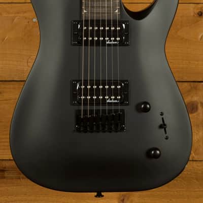 Jackson JS Series Dinky Arch Top JS22-7 DKA HT - Amaranth - Satin Black - 7-String image 8