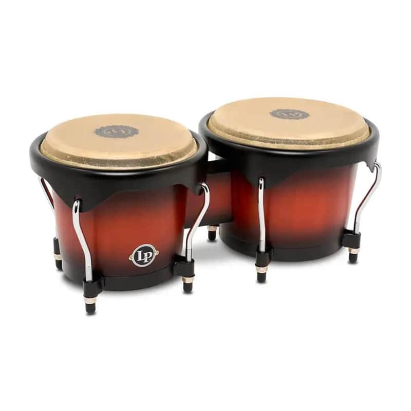 LP City II Mango Wood Bongos Vintage Sunburst image 1