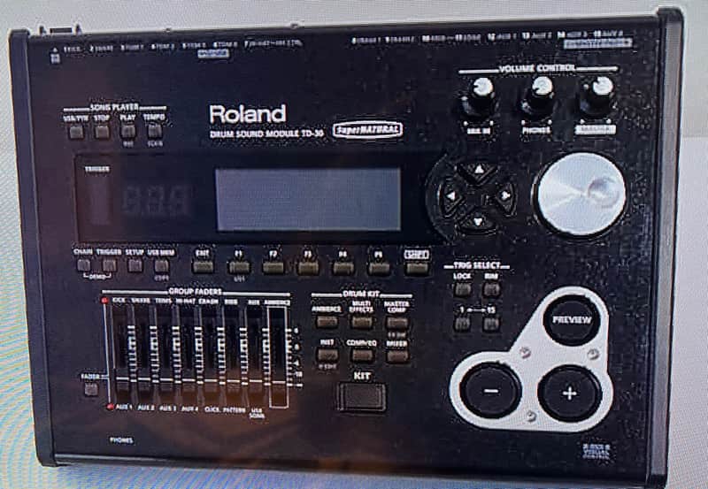 Roland Td30 90’s - Black image 1