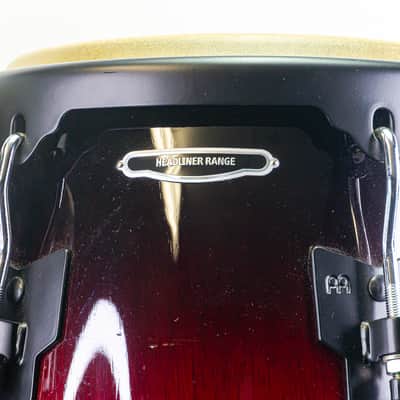 Meinl Headliner Series 11" & 12" Wood Conga Set with Basket Stands – Wine Red image 8